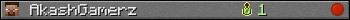 AkashGamerz userbar 350x20