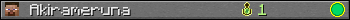 Akirameruna userbar 350x20