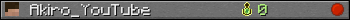 Akiro_YouTube userbar 350x20