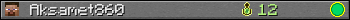 Aksamet860 userbar 350x20