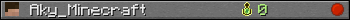 Aky_Minecraft userbar 350x20