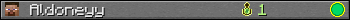 Aldoneyy userbar 350x20