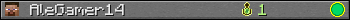Юзербар 350x20 для AleGamer14
