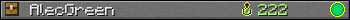 AlecGreen userbar 350x20