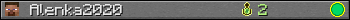 Alenka2020 userbar 350x20