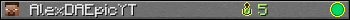 AlexDAEpicYT userbar 350x20