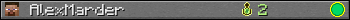 AlexMarder userbar 350x20