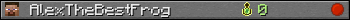 AlexTheBestFrog userbar 350x20