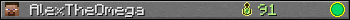 AlexTheOmega userbar 350x20