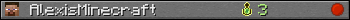 AlexisMinecraft userbar 350x20