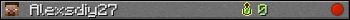 Alexsdiy27 userbar 350x20