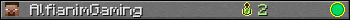 AlfianimGaming userbar 350x20