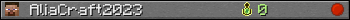 AliaCraft2023 userbar 350x20