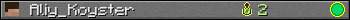 Aliy_Koyster userbar 350x20