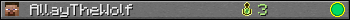 AllayTheWolf userbar 350x20