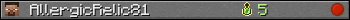 AllergicRelic81 userbar 350x20