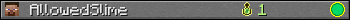 AllowedSlime userbar 350x20
