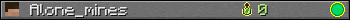 Alone_mines userbar 350x20