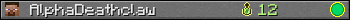 AlphaDeathclaw userbar 350x20