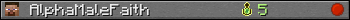 AlphaMaleFaith userbar 350x20