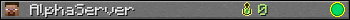 AlphaServer userbar 350x20