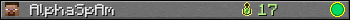 AlphaSpAm userbar 350x20