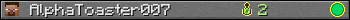 AlphaToaster007 userbar 350x20