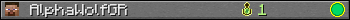 AlphaWolfGR userbar 350x20