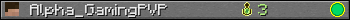 Alpha_GamingPVP userbar 350x20