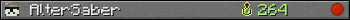 AlterSaber userbar 350x20