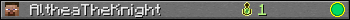 AltheaTheKnight userbar 350x20