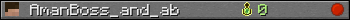 AmanBoss_and_ab userbar 350x20