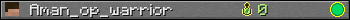 Aman_op_warrior userbar 350x20