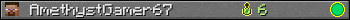 AmethystGamer67 userbar 350x20