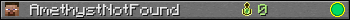 AmethystNotFound userbar 350x20