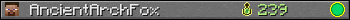 AncientArchFox userbar 350x20