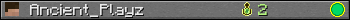 Ancient_Playz userbar 350x20