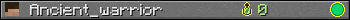 Ancient_warrior userbar 350x20