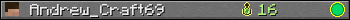 Andrew_Craft69 userbar 350x20