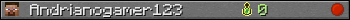 Юзербар 350x20 для Andrianogamer123