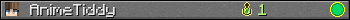 AnimeTiddy userbar 350x20