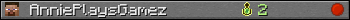 AnniePlaysGamez userbar 350x20