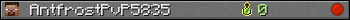 AntfrostPvP5835 userbar 350x20