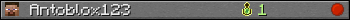 Benutzerleisten 350x20 für Antoblox123