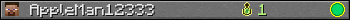 AppleMan12333 userbar 350x20