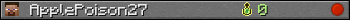 ApplePoison27 userbar 350x20