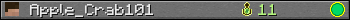 Apple_Crab101 userbar 350x20