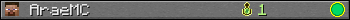 AraeMC userbar 350x20