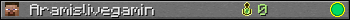 Aramislivegamin userbar 350x20