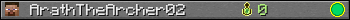ArathTheArcher02 userbar 350x20